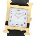 エルメス HERMES HH1.510 Hウォッチ クォーツ ボーイズ 箱・保証書付き_891728【中古】