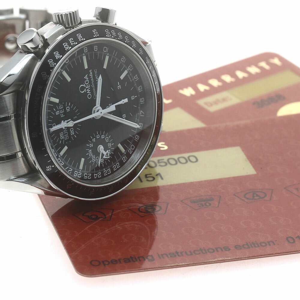 オメガ OMEGA 3520.50 スピードマスター マーク40 コスモス クロノグラフ 自動巻き メンズ 保証書付き_878513【中古】