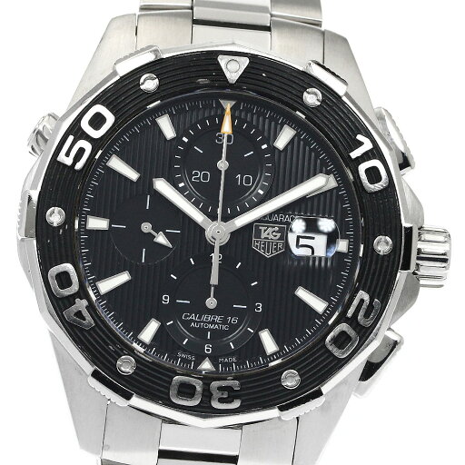 タグホイヤー TAG HEUER CAJ2110 アクアレーサー デイト クロノグラフ 自動巻き メンズ _888116【中古】 タグホイヤー TAG HEUER CAJ2110 アクアレーサー デイト クロノグラフ 自動巻き メンズ _888116【中古】