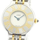 カルティエ CARTIER W10051F4 マスト21 クォーツ レディース _894309【中古】