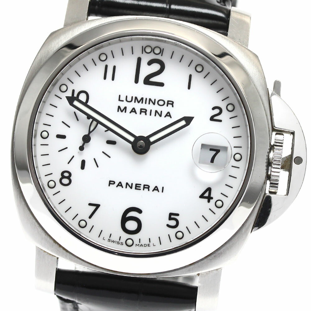 パネライ PANERAI PAM00049 ルミノール マリーナ スモールセコンド 自動巻き メンズ ...