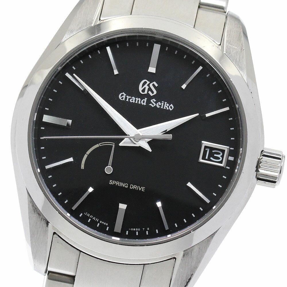 セイコー SEIKO SBGA285/9R65-0BH0 グランドセイコー パワーリザーブ スプリングドライブ メンズ _887304【中古】