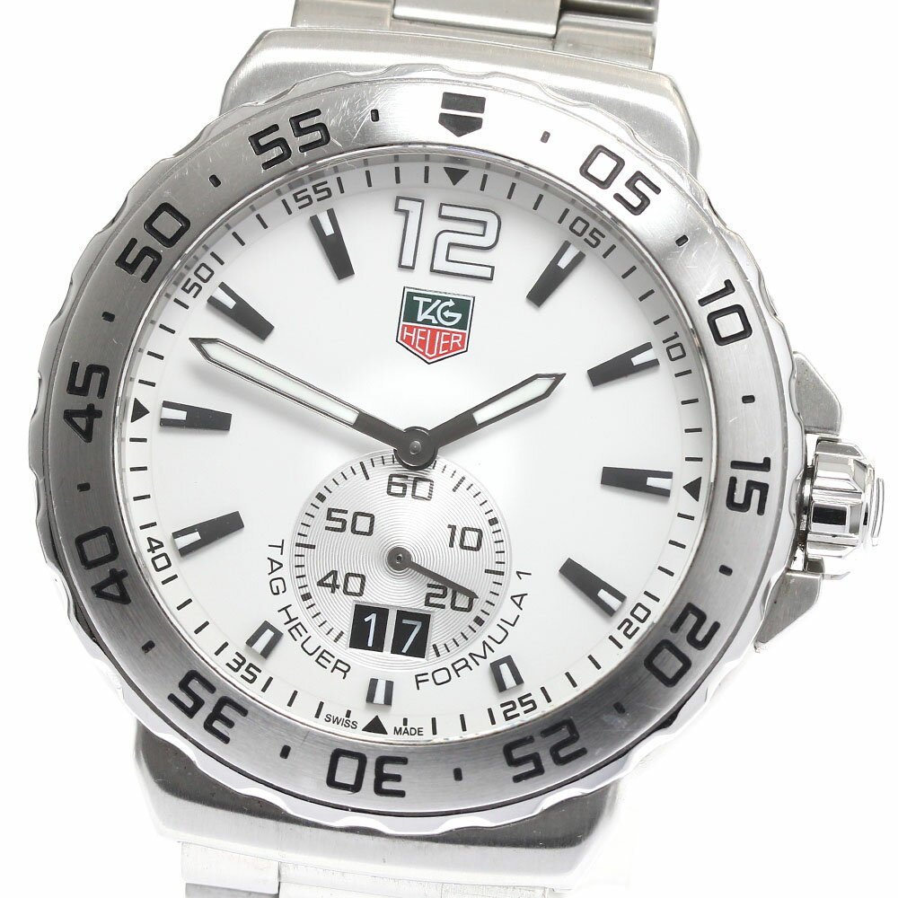 タグホイヤー TAG HEUER WAU1113 フォーミュラ1 ビッグデイト スモールセコンド クォーツ メンズ _891193【中古】