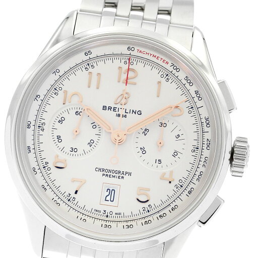 ブライトリング BREITLING AB0145 プレミエ B01 クロノグラフ 42 デイト 自動巻き メンズ 美品 _892243【中古】 ブライトリング BREITLING AB0145 プレミエ B01 クロノグラフ 42 デイト 自動巻き メンズ 美品 _892243【中古】