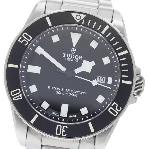チュードル TUDOR 25500TN ぺラゴス デイト 自動巻き メンズ 保証書付き_890716【中古】 チュードル TUDOR 25500TN ぺラゴス デイト 自動巻き メンズ 保証書付き_890716【中古】