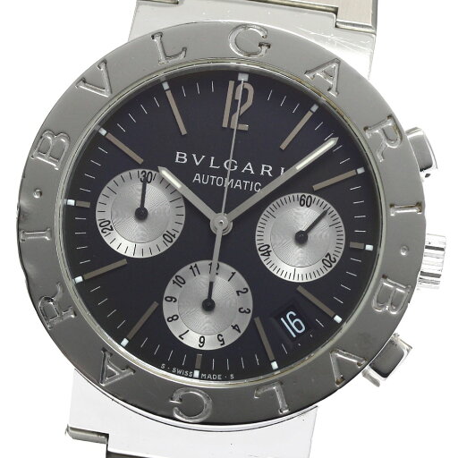 ブルガリ BVLGARI BB38SSCH ブルガリブルガリ デイト クロノグラフ 自動巻き メンズ _884601【中古】 ブルガリ BVLGARI BB38SSCH ブルガリブルガリ デイト クロノグラフ 自動巻き メンズ _884601【中古】