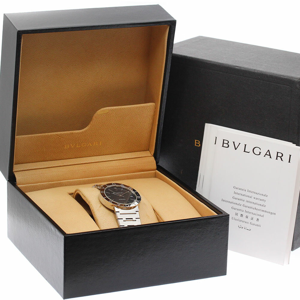 ブルガリ BVLGARI BB33SSAUTO ブルガリブルガリ デイト 自動巻き メンズ 箱・保証書付き_890453【中古】