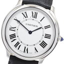 カルティエ CARTIER WSRN0031 ロンドマスト ドゥ カルティエ 36MM クォーツ ボーイズ 美品 保証書付き_895400【中古】