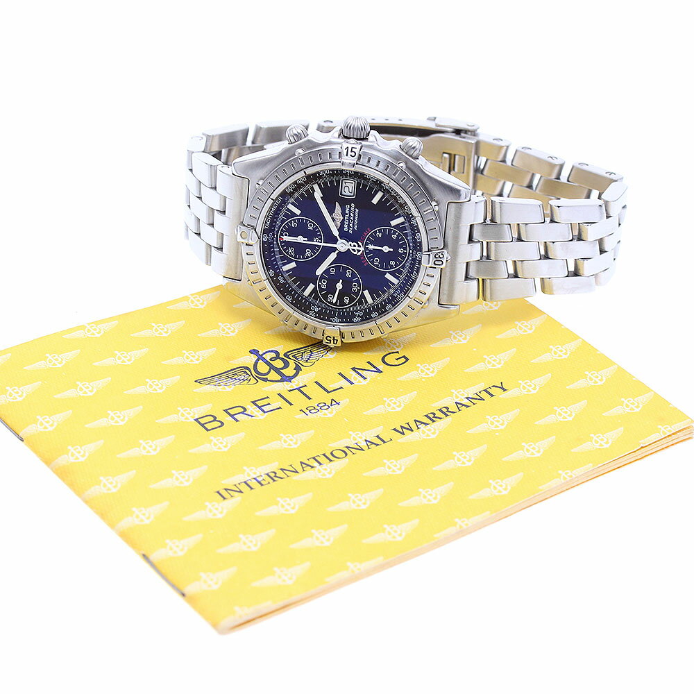 ブライトリング BREITLING A13050.1 クロノマット クロノグラフ 自動巻き メンズ 保証書付き_884873【中古】
