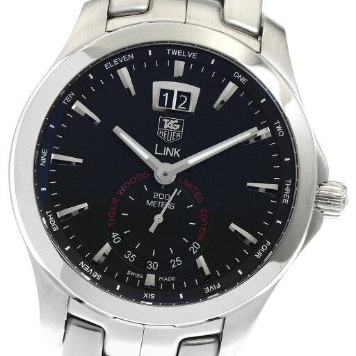タグホイヤー TAG HEUER WJF1010 リンク タイガーウッズモデル クォーツ メンズ 良品 保証書付き_892366【中古】 タグホイヤー TAG HEUER WJF1010 リンク タイガーウッズモデル クォーツ メンズ 良品 保証書付き_892366【中古】