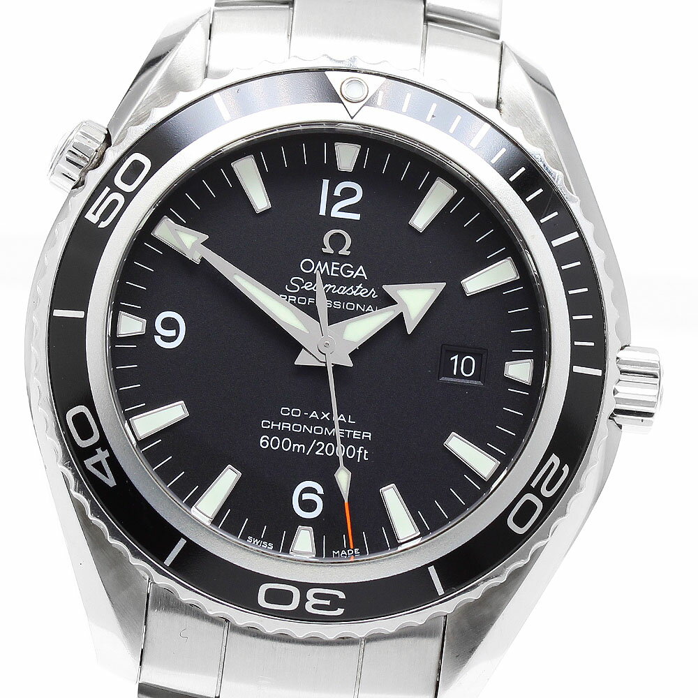 オメガ OMEGA 2200.50 シーマスター600 プラネットオーシャン デイト 自動巻き メンズ 保証書付き_895460【中古】