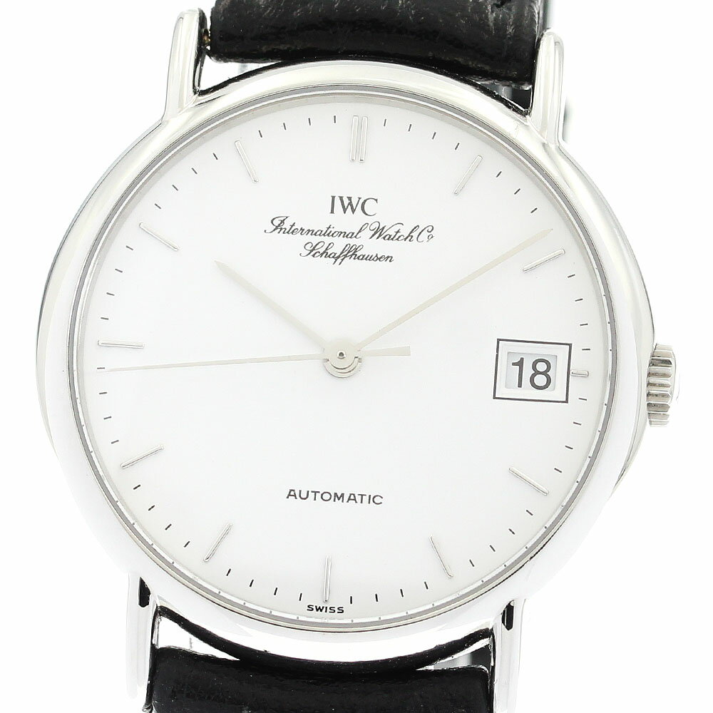 IWC IWC SCHAFFHAUSEN IW351324 ポートフィノ デイト 自動巻き メンズ 保証書付き_897020【中古】