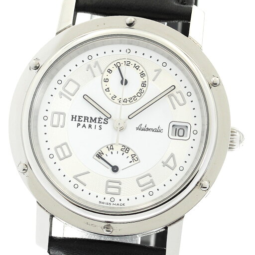 エルメス HERMES CL2.810 クリッパー デイト 自動巻き メンズ 良品 _893159【中古】 エルメス HERMES CL2.810 クリッパー デイト 自動巻き メンズ 良品 _893159【中古】