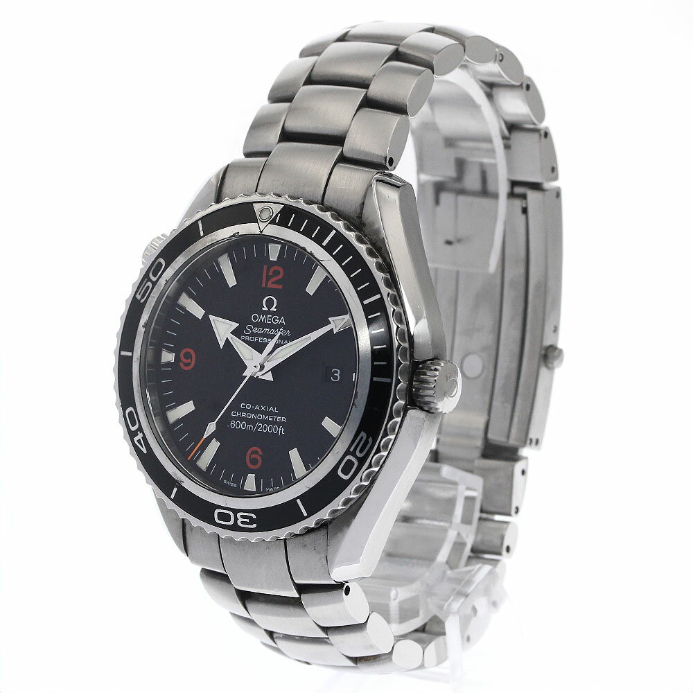 オメガ OMEGA 2200.51 シーマスター プラネットオーシャン デイト コーアクシャル 自動巻き メンズ _880936【中古】