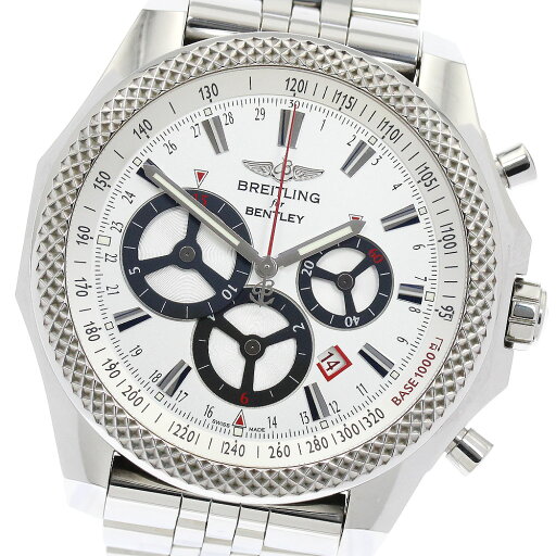ブライトリング BREITLING A25366 ベントレー バーナートレーシング デイト クロノグラフ 自動巻き メンズ 良品 保証書付き_888252【中古】 ブライトリング BREITLING A25366 ベントレー バーナートレーシング デイト クロノグラフ 自動巻き メンズ 良品 保証書付き_888252【中古】