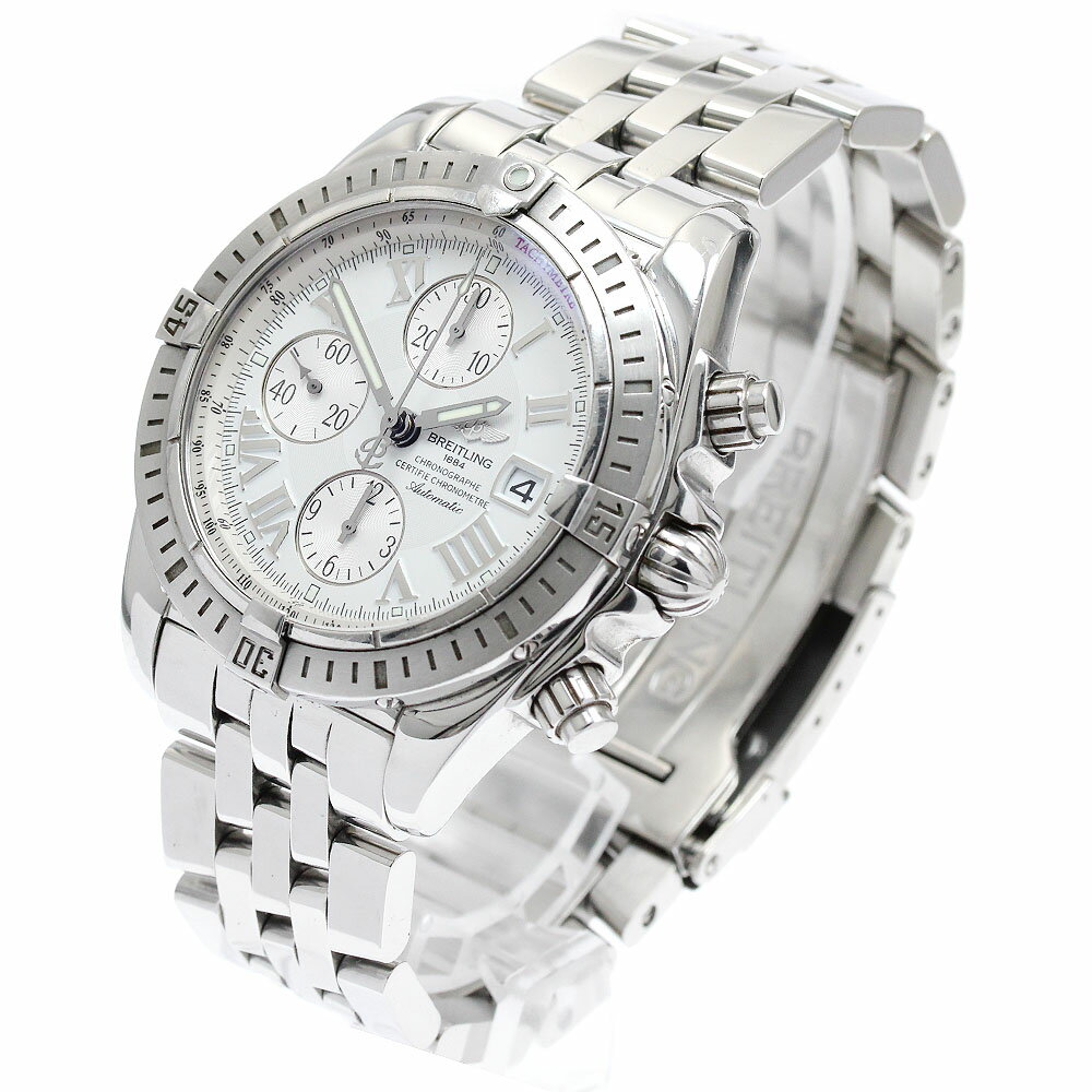 ブライトリング BREITLING A13356 クロノマット エボリューション クロノグラフ 自動巻き メンズ 保証書付き_888628【中古】
