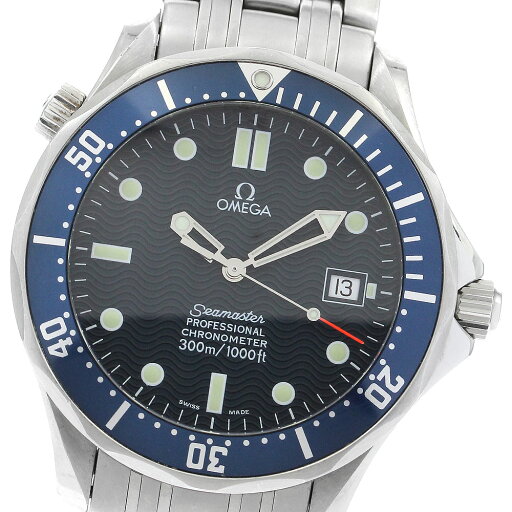 オメガ OMEGA 2531.80 シーマスター300 デイト 自動巻き メンズ _897459【中古】 オメガ OMEGA 2531.80 シーマスター300 デイト 自動巻き メンズ _897459【中古】