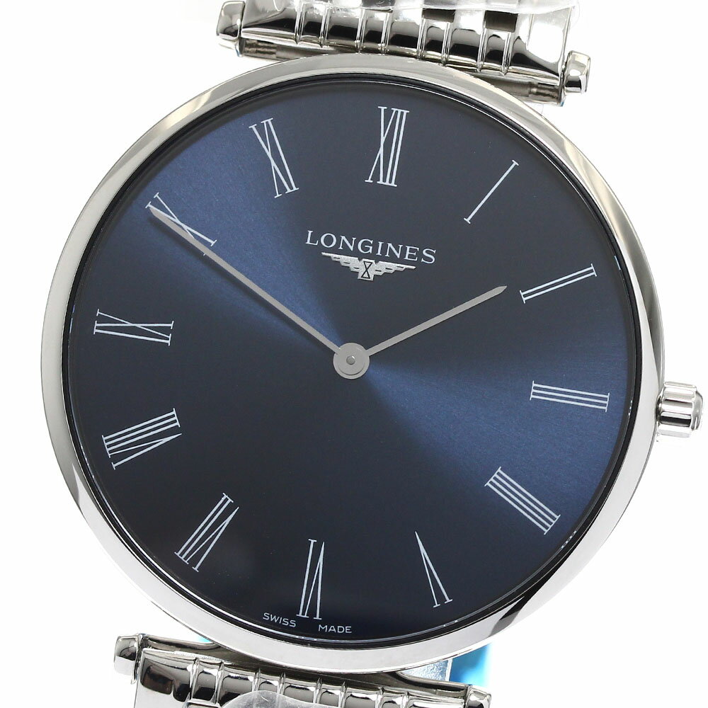 ロンジン LONGINES L4.866.4 ラ グラン クラシック ドゥ クォーツ メンズ 未使用品 箱・保証書付き_899871【ev10】【中古】
