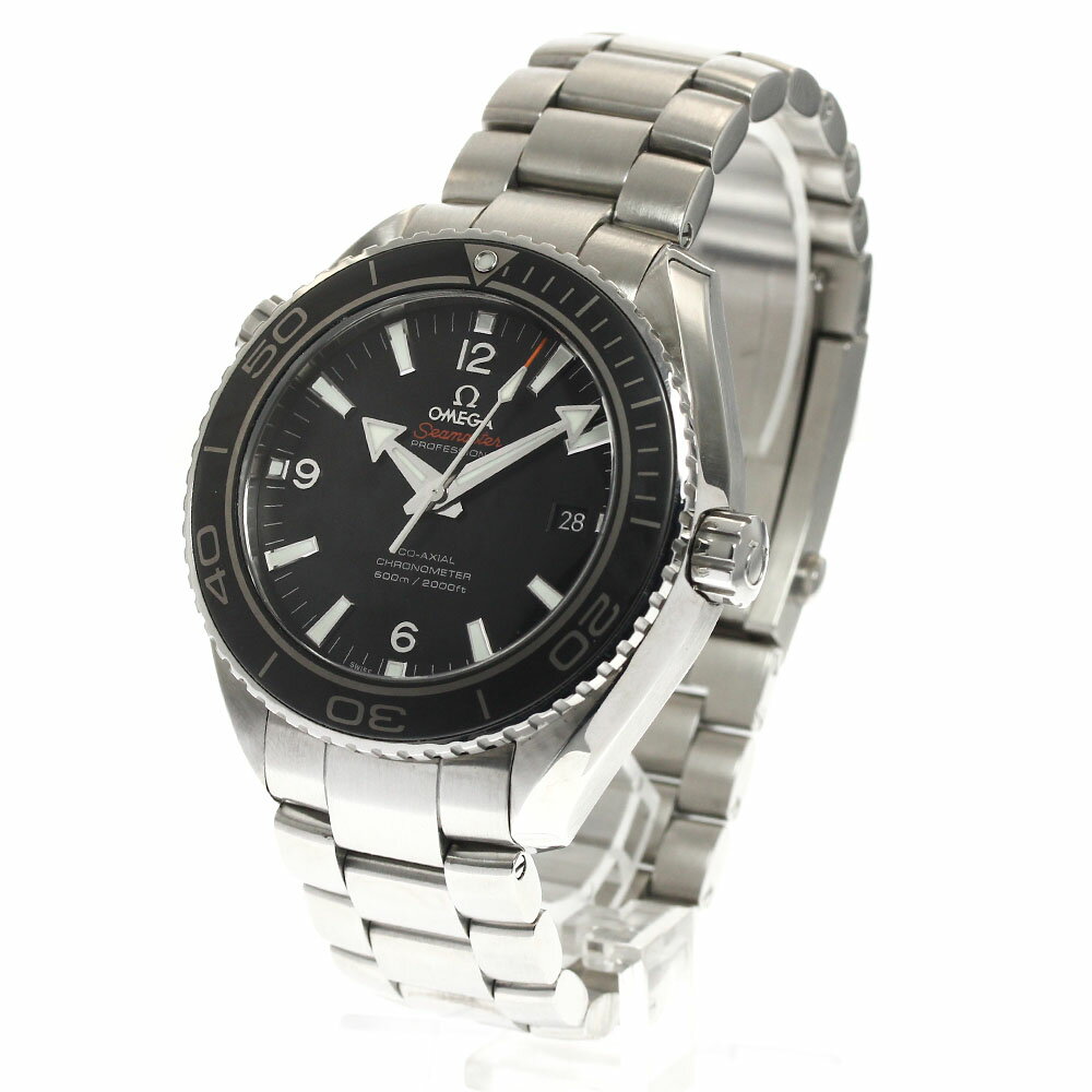 オメガ OMEGA 232.30.46.21.01.001 シーマスター プラネットオーシャン デイト 自動巻き メンズ 良品 保証書付き_898764【中古】