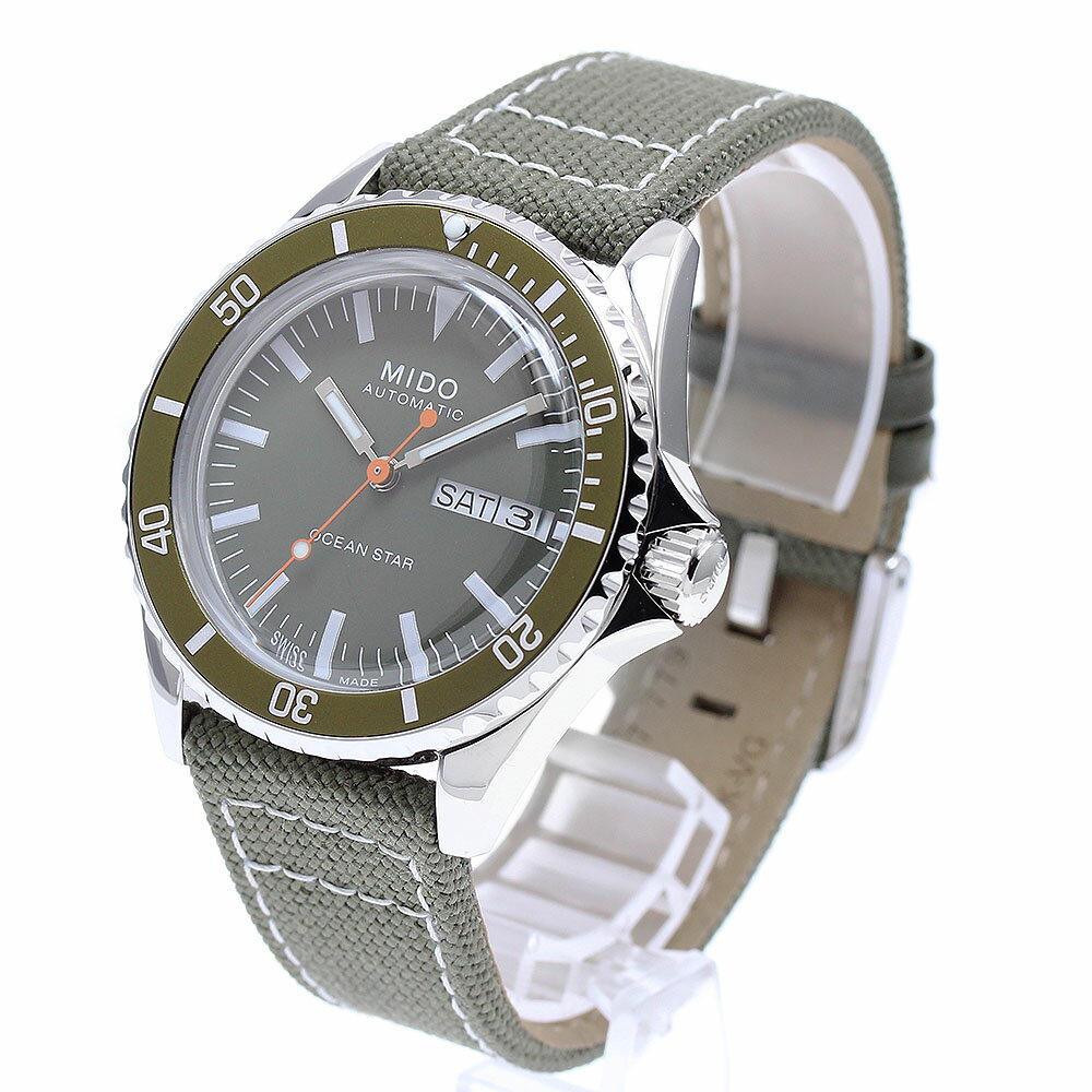 ミドー MIDO M026.830.18.09.00 オーシャンスター トリビュート デイデイト 自動巻き メンズ 極美品 _898977【中古】