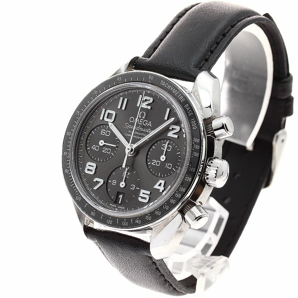 オメガ OMEGA 324.33.38.40.06.001 スピードマスター デイト クロノグラフ 自動巻き レディース 保証書付き_877618【中古】