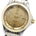 オメガ OMEGA 2371.10 シーマスター120 YGベゼル クォーツ レディース 保証書付き_893981【中古】(2)