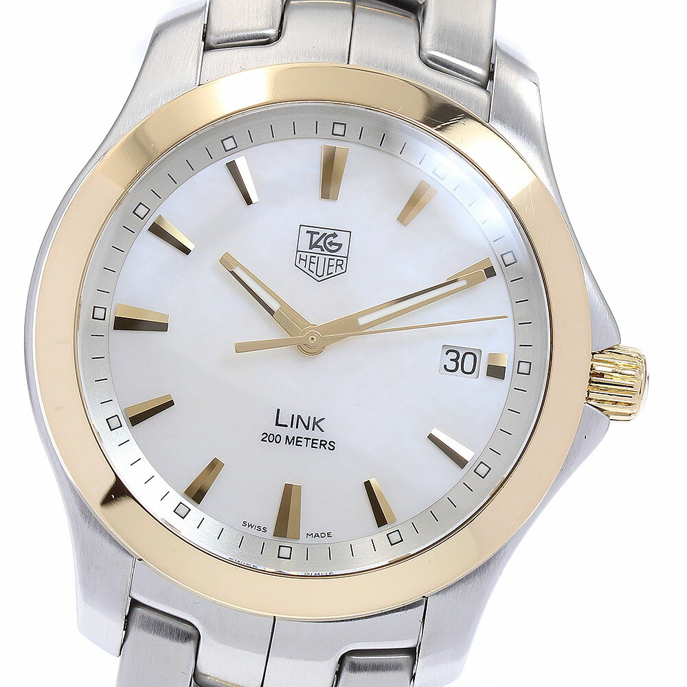 タグホイヤー TAG HEUER WJF1152 リンク デイト クォーツ メンズ 保証書付き_895327【中古】