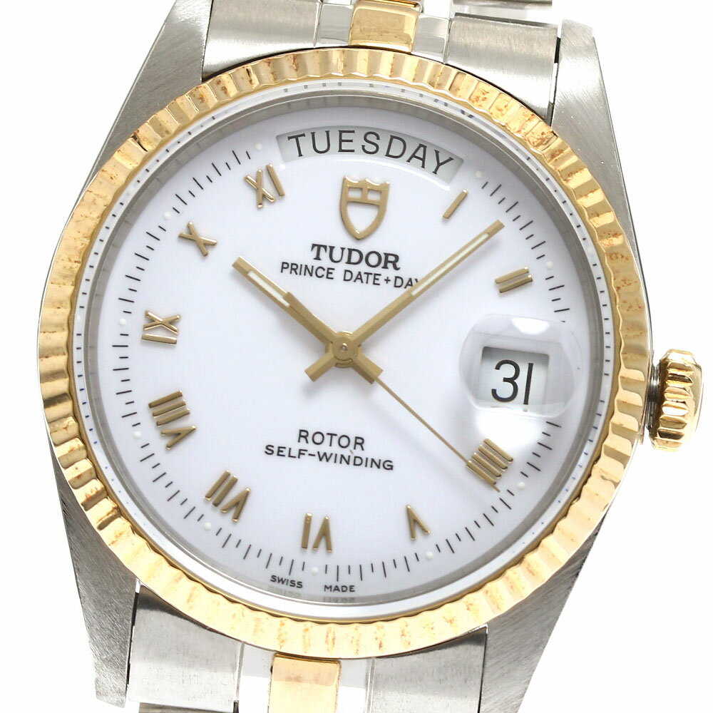 チュードル TUDOR 76213 プリンス デイトデイ YGコンビ 自動巻き メンズ _899113【中古】