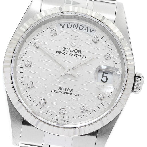 チュードル TUDOR 76214 プリンス デイトデイ 10Pダイヤ WGベゼル 自動巻き メンズ _895519【中古】 チュードル TUDOR 76214 プリンス デイトデイ 10Pダイヤ WGベゼル 自動巻き メンズ _895519【中古】