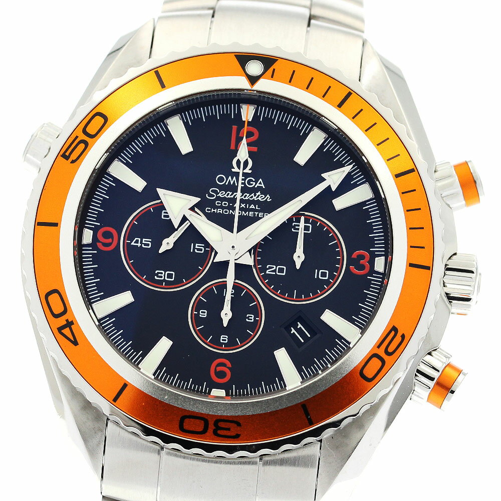 オメガ OMEGA 2218.50 シーマスター プラネットオーシャン コーアクシャル クロノグラフ ...