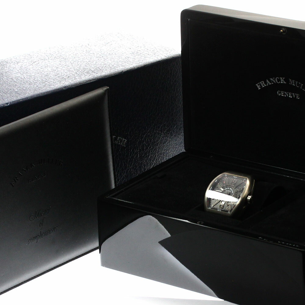 ベルト訳あり フランクミュラー FRANCK MULLER V45SCDT/TTBRNR ヴァンガード チタン デイト 自動巻き メンズ 箱・保証書付き_891830【中古】