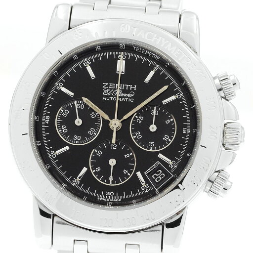 ゼニス ZENITH 15/02-0460-400 エルプリメロ レインボー クロノグラフ 自動巻き メンズ _892153【中古】 ゼニス ZENITH 15/02-0460-400 エルプリメロ レインボー クロノグラフ 自動巻き メンズ _892153【中古】