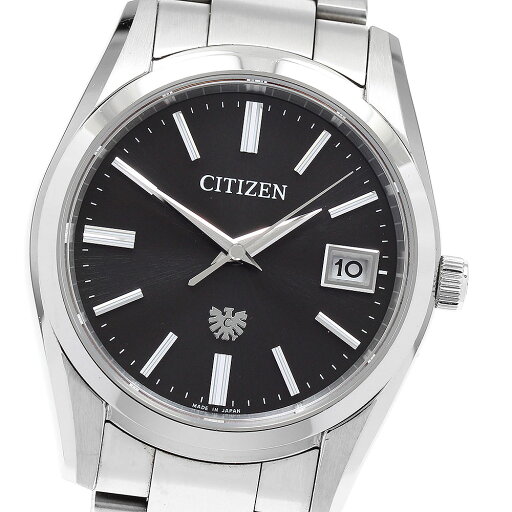 シチズン CITIZEN AQ4080-52E/A060-T026907 ザ・シチズン エコドライブ ソーラー メンズ 箱・保証書付き_900061【中古】 シチズン CITIZEN AQ4080-52E/A060-T026907 ザ・シチズン エコドライブ ソーラー メンズ 箱・保証書付き_900061【中古】