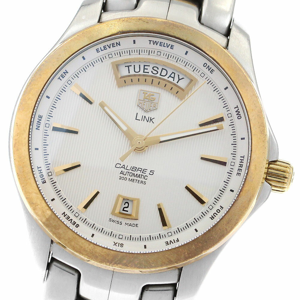 タグホイヤー TAG HEUER WJF2050.BB0593 リンク キャリバー5 デイデイト 自 ...
