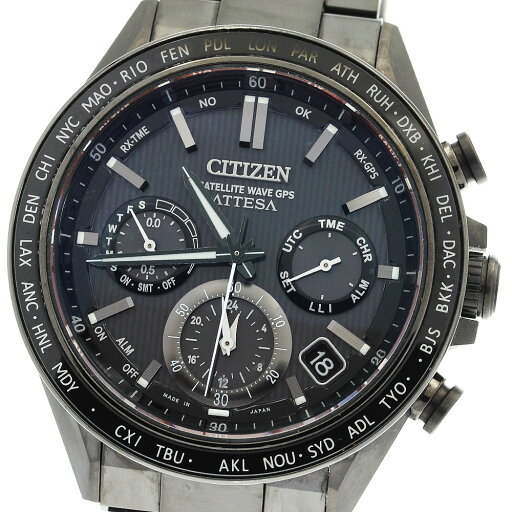 シチズン CITIZEN F950-0029S01/CC4055-65E アテッサ サテライトウェーブ GPS メンズ 箱・保証書付き_901069【中古】 シチズン CITIZEN F950-0029S01/CC4055-65E アテッサ サテライトウェーブ GPS メンズ 箱・保証書付き_901069【中古】