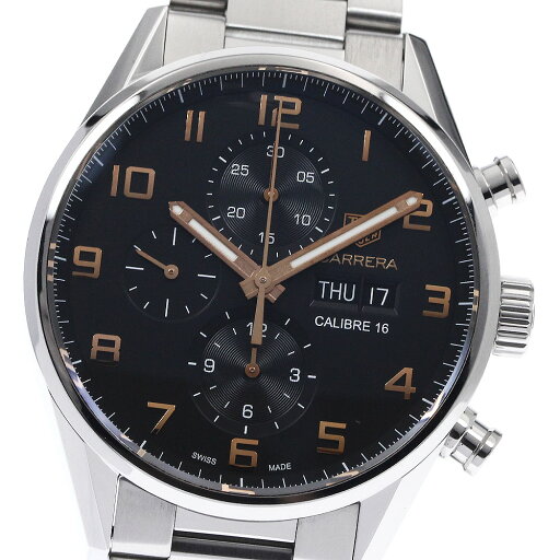 タグホイヤー TAG HEUER CV2A1AB カレラ キャリバー16 クロノグラフ 自動巻き メンズ 保証書付き_901113【中古】 タグホイヤー TAG HEUER CV2A1AB カレラ キャリバー16 クロノグラフ 自動巻き メンズ 保証書付き_901113【中古】