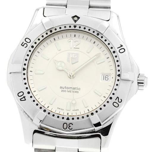 タグホイヤー TAG HEUER WK2116-0 2000シリーズ デイト 自動巻き メンズ _863677【中古】 タグホイヤー TAG HEUER WK2116-0 2000シリーズ デイト 自動巻き メンズ _863677【中古】