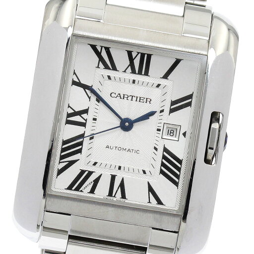 カルティエ CARTIER W5310009 タンクアングレーズLM デイト 自動巻き メンズ _898679【中古】 カルティエ CARTIER W5310009 タンクアングレーズLM デイト 自動巻き メンズ _898679【中古】