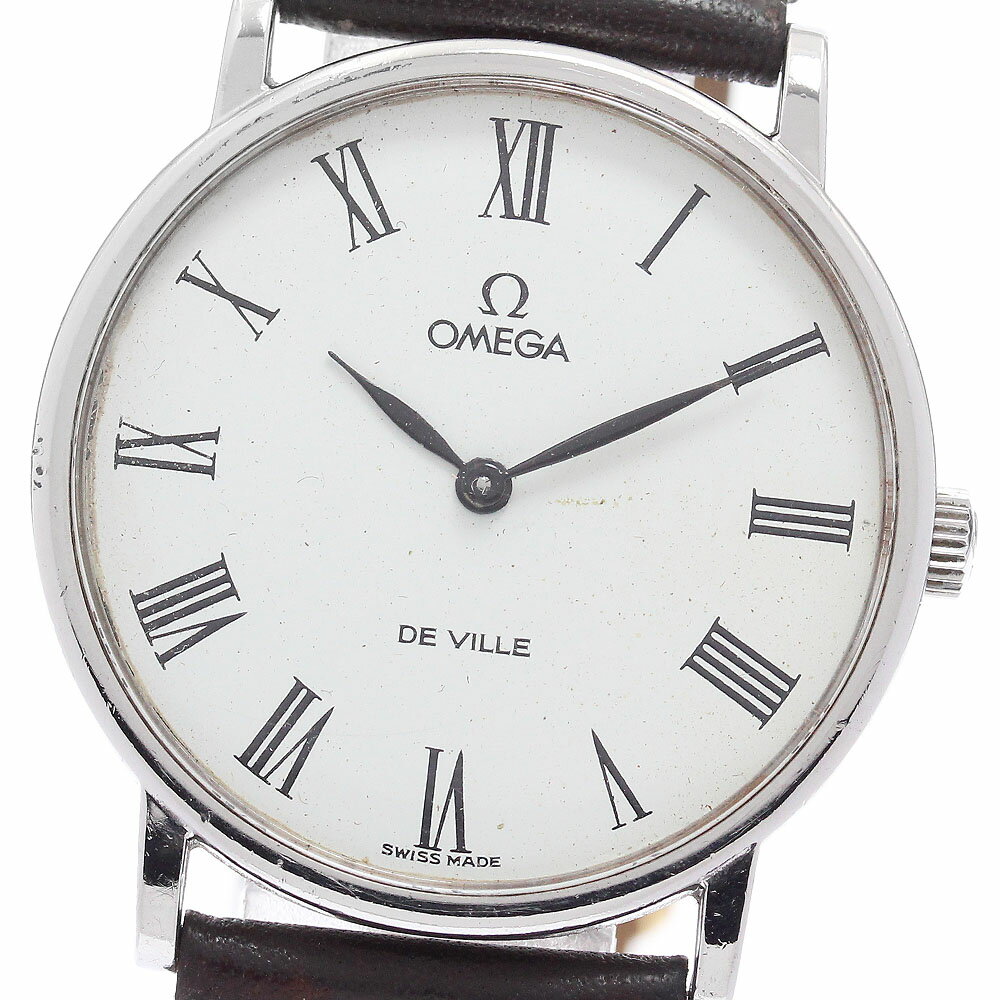 OMEGA 手巻き時計 シルバー/ブラック 楽天市場】手巻き(ブランドオメガ)(腕時計)の通販