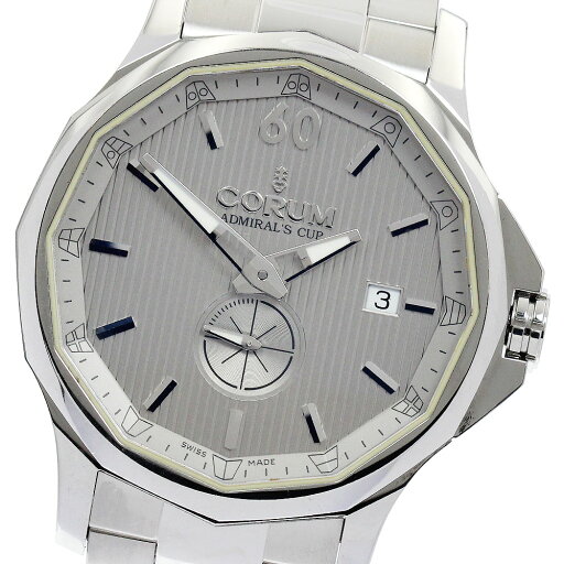 コルム CORUM 395.101.20/V720 アドミラルズカップ レジェンド42 デイト スモールセコンド 自動巻き メンズ 保証書付き_900182【中古】 コルム CORUM 395.101.20/V720 アドミラルズカップ レジェンド42 デイト スモールセコンド 自動巻き メンズ 保証書付き_900182【中古】