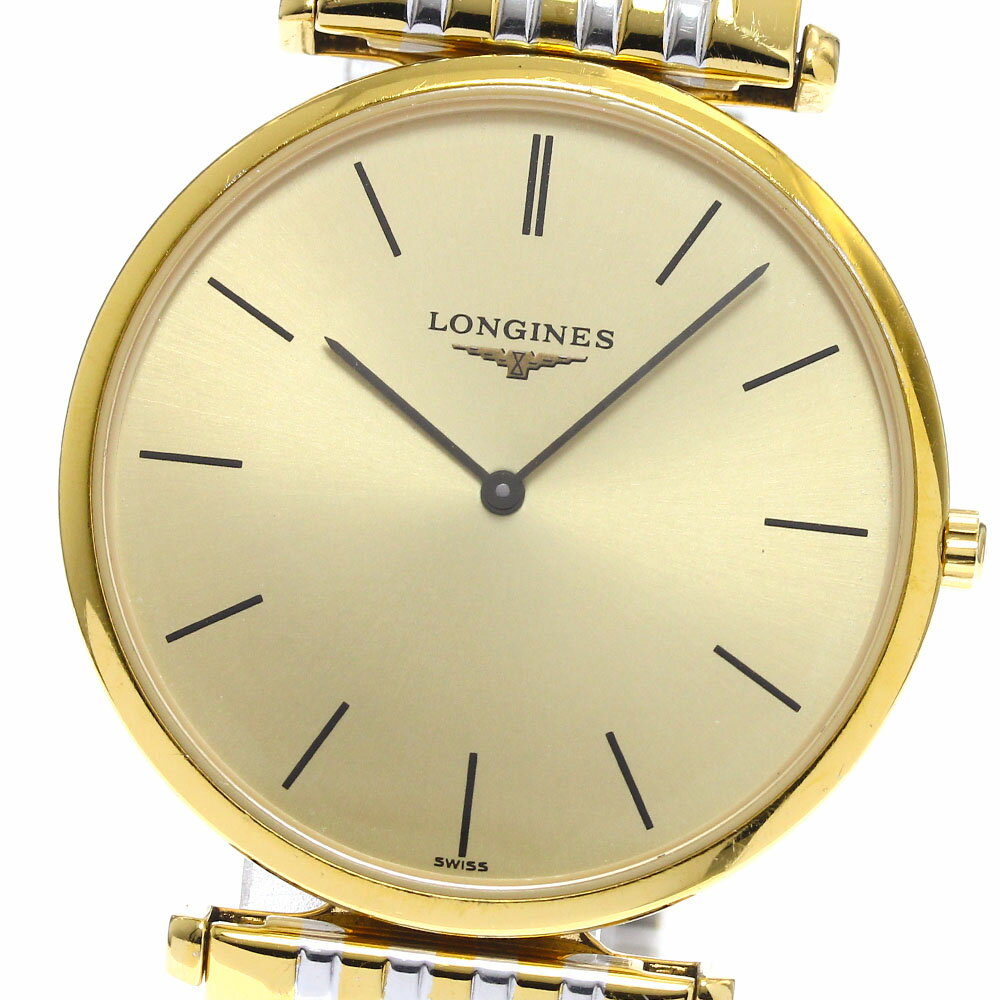 ロンジン LONGINES L4.709.2 グランドクラシック クォーツ メンズ _900832【中古】