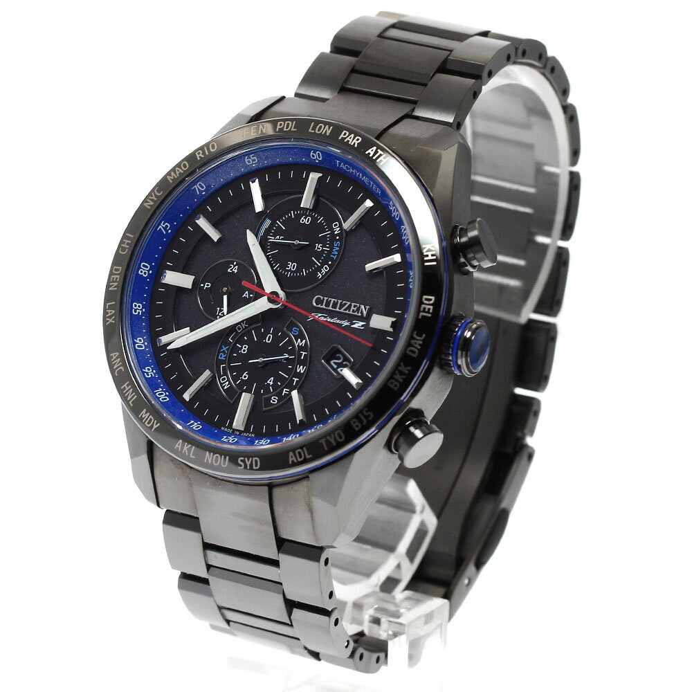 シチズン CITIZEN AT8185-97E/H804-T027687 アテッサ エコドライブ フェアレディZ 35周年記念限定モデル ソーラー電波 メンズ 良品 _901087【中古】