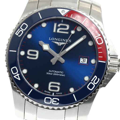 ロンジン LONGINES L3.781.4 ハイドロコンクエスト デイト 自動巻き メンズ _901538【中古】 ロンジン LONGINES L3.781.4 ハイドロコンクエスト デイト 自動巻き メンズ _901538【中古】