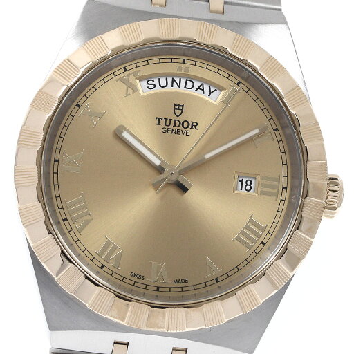 チュードル TUDOR 28603 ロイヤル デイデイト YGコンビ 自動巻き メンズ 良品 _898817【中古】 チュードル TUDOR 28603 ロイヤル デイデイト YGコンビ 自動巻き メンズ 良品 _898817【中古】