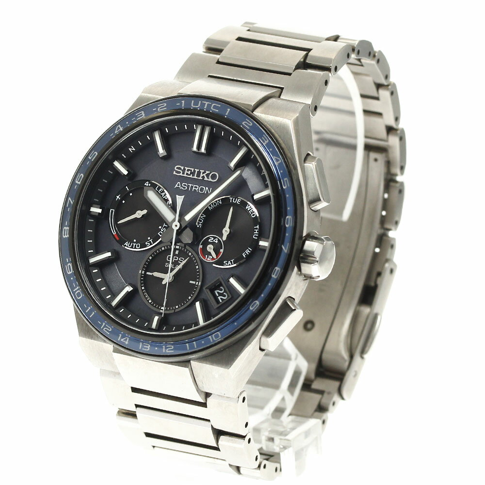 セイコー SEIKO SBXC109/5X53-0BR0 アストロン デイデイト GPS ソーラー電波 メンズ 箱・保証書付き_901987【中古】