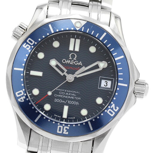 オメガ OMEGA 2222.80 シーマスター300 デイト コーアクシャル 自動巻き ボーイズ 良品 保証書付き_899086【中古】 オメガ OMEGA 2222.80 シーマスター300 デイト コーアクシャル 自動巻き ボーイズ 良品 保証書付き_899086【中古】