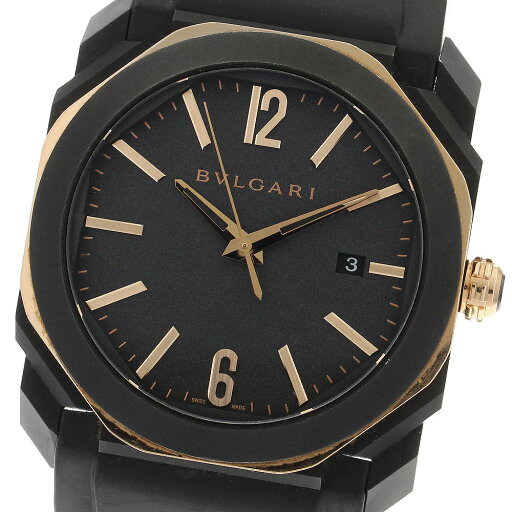 ブルガリ BVLGARI BG0P41SG オクト デイト 自動巻き メンズ _903365【中古】 ブルガリ BVLGARI BG0P41SG オクト デイト 自動巻き メンズ _903365【中古】
