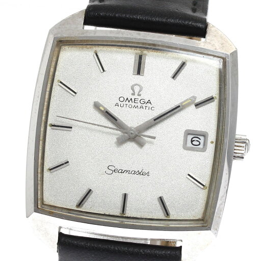 オメガ OMEGA シーマスター デイト スクエア 自動巻き メンズ _903578【中古】 オメガ OMEGA シーマスター デイト スクエア 自動巻き メンズ _903578【中古】