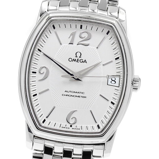 オメガ OMEGA 4803.31.01 プレステージ デイト トノー 自動巻き メンズ 保証書付き_895131【中古】 オメガ OMEGA 4803.31.01 プレステージ デイト トノー 自動巻き メンズ 保証書付き_895131【中古】