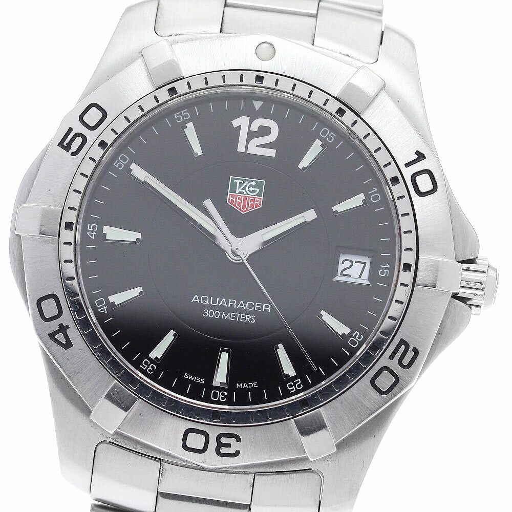 タグホイヤー TAG HEUER WAF1110.BA0800 アクアレーサー デイト クォーツ メ ...